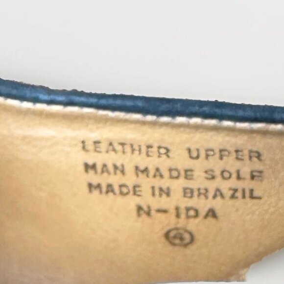 (8)NINE WEST "IDA" Tiny Peep Toe Slingback Black Suede Wedge Heels - Picture 2 of 10